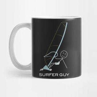 Funny Mens Windsurfing Design Mug